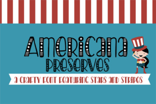 Americana Preserves: A Handwritten Font for Patriotic Branding