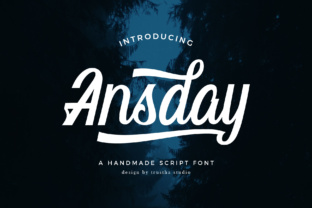 Ansday: A Script Font for Editorial Design