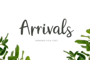 Arrivals: A Fresh Calligraphy Font for Branding Projects