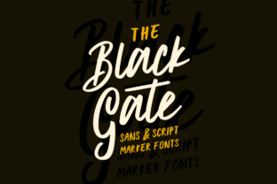 Black Gate: A Script Font That Elevates Digital Branding