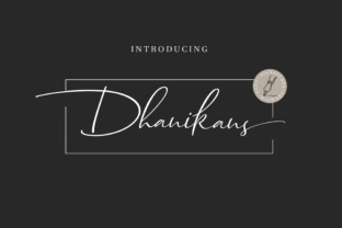 Dhanikans: A Modern Handwritten Font for Web Design