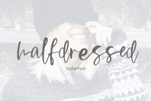 Halfdressed: A Script Font That Elevates Web Design