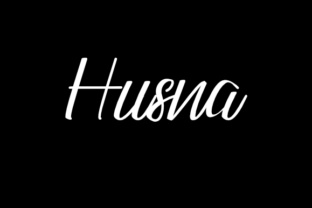 Husna: A Script Font That Breathes Life Into Your Crafts