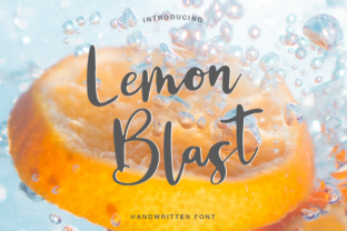 Lemon Blast Font Review for Web Designers