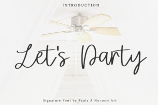 Let’s Party: A Script Font for Web Design and Brand Identity