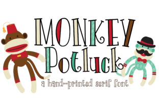 Monkey Potluck: A Whimsical Font for Creative Branding