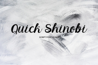 Quick Shinobi: The Font That Elevates Your Brand