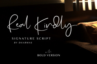 Real Kindly: A Timeless Script Font for Crafters and Designers