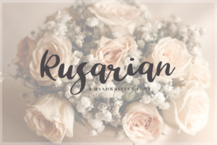 Rusarian: A Script Font for Editorial Design