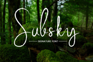 Subsky: A Script Font for Modern Web Design