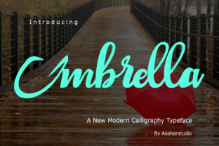 Umbrella: A Font That Dances with Elegance