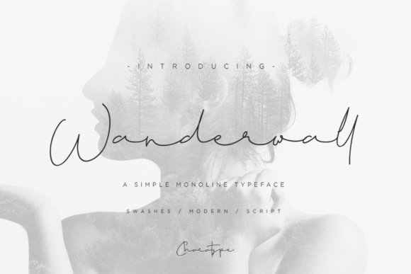 Wanderwall: A Modern Script Font for Digital Design