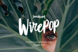 Wirepop: A Script Font for Modern Web Design